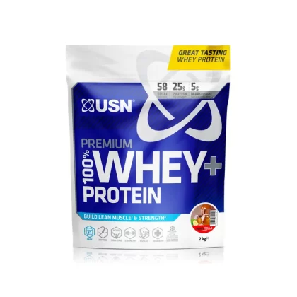 USN 100% Premium Whey + Protein 2kg Bag Wheytella, Premium Whey Protein Powder, Scientifically-formulated, High Protein Post-Workout Powder Supplement with Added BCAAs