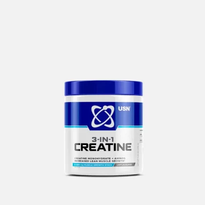 3-in-1 Creatine Monohydrate & Aminos - Unflavored 200g