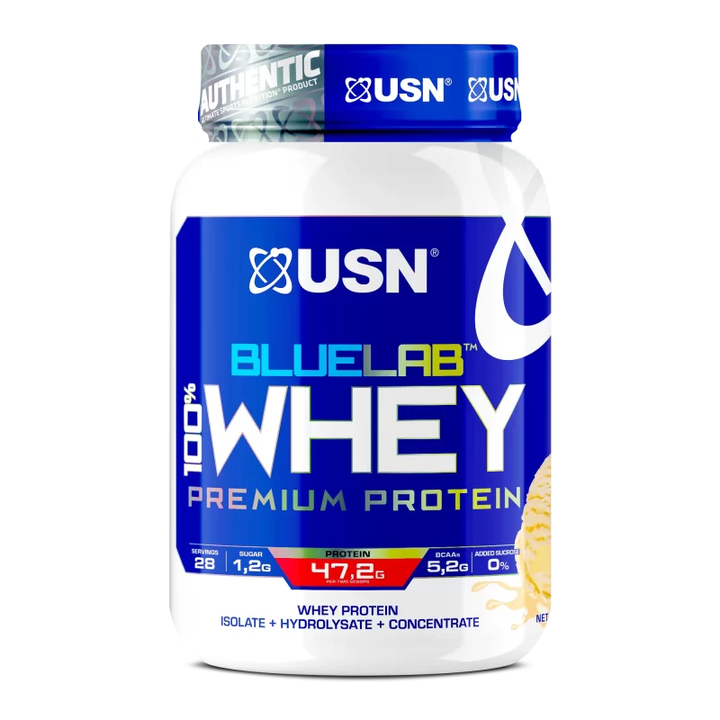 BlueLab Whey Protein Powder Vanilla 908g