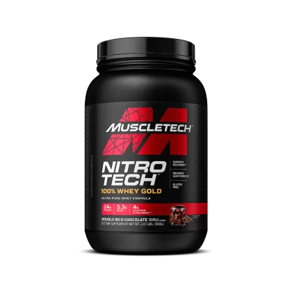 Muscle Tech-Nitro Tech 100% Whey Gold Double Rich Chocolate 2lb