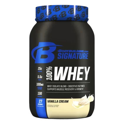 Signature 100% Whey Protein Powder 2LB Vanilla Cream